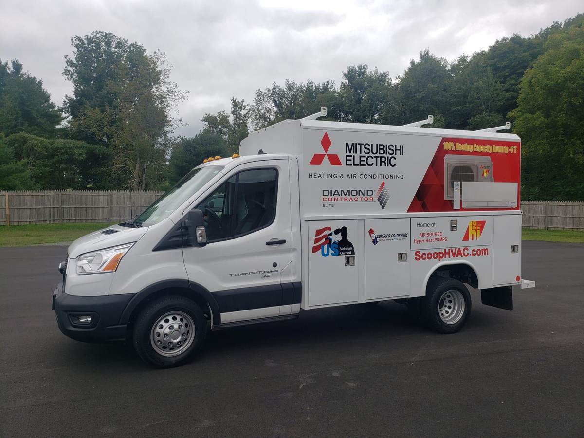Heat pump outdoor unit installation