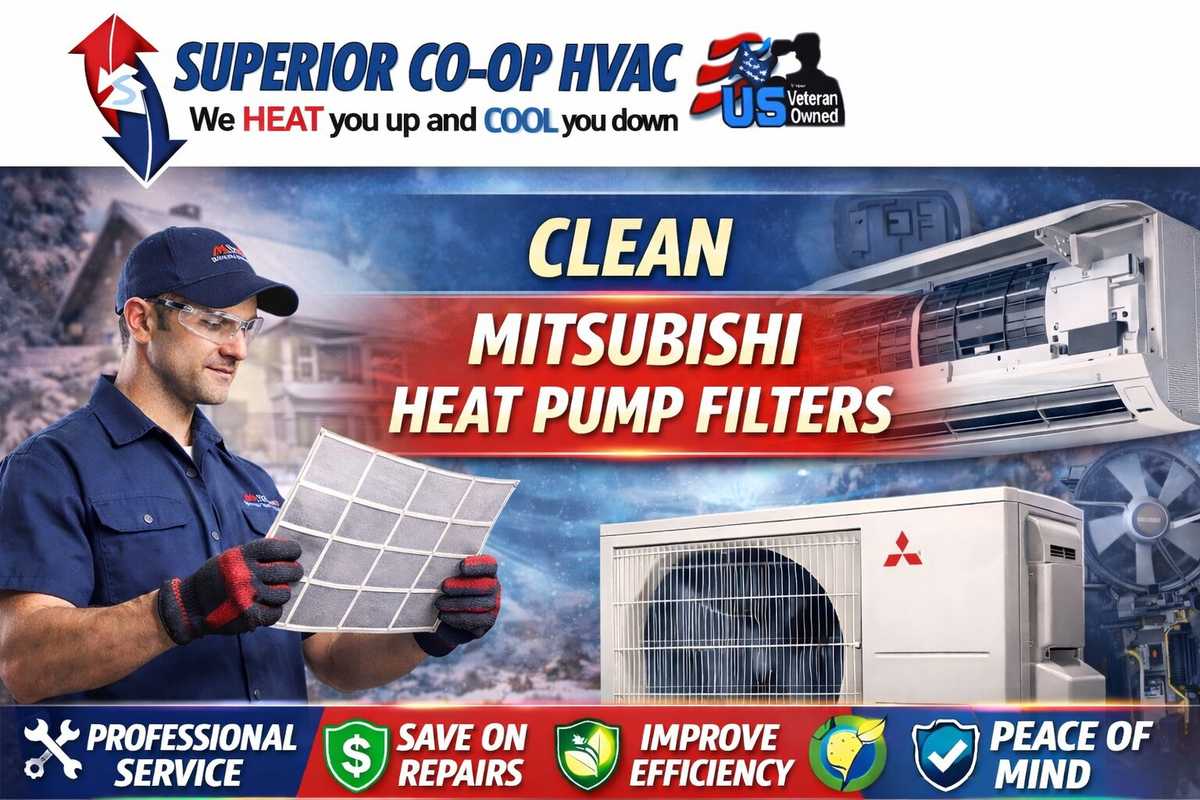 Clean Mitsubishi Heat Pump Filters