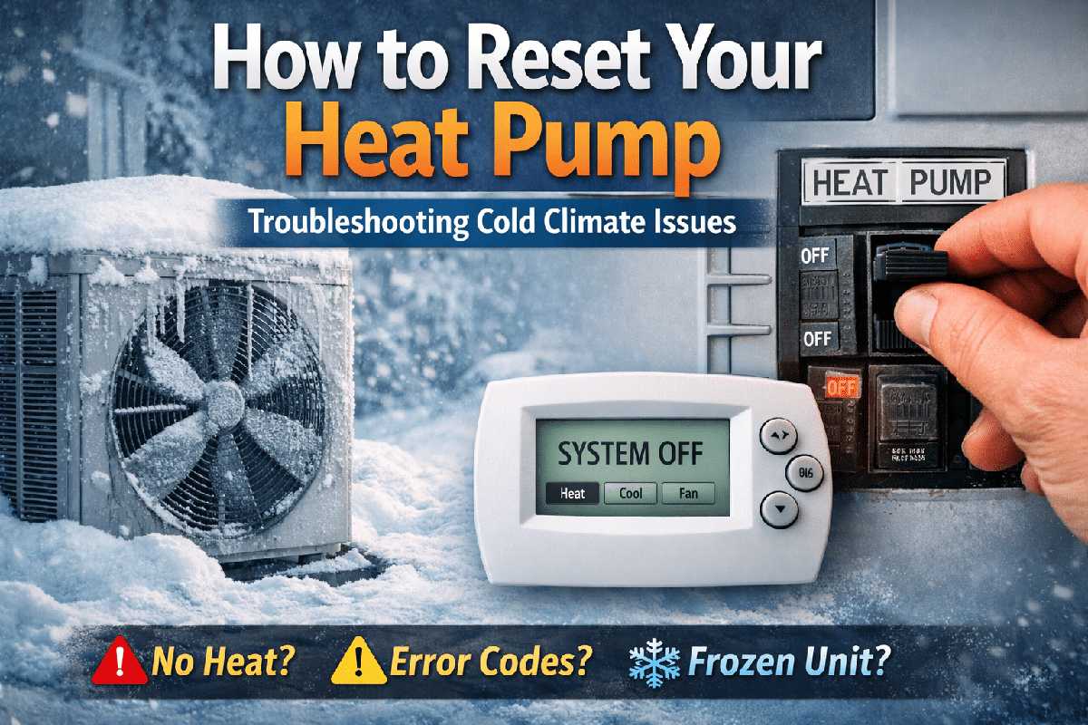 Retting a heat pump