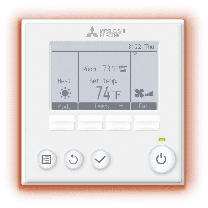 mitsubishi aircon thermostat