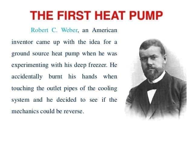 first modern day heat pump invented