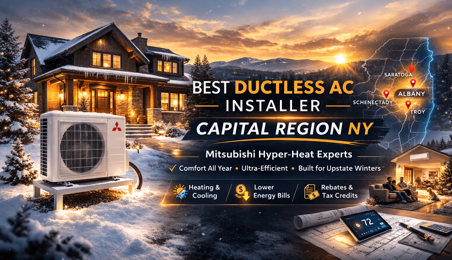 ductless AC installer Capital Region NY