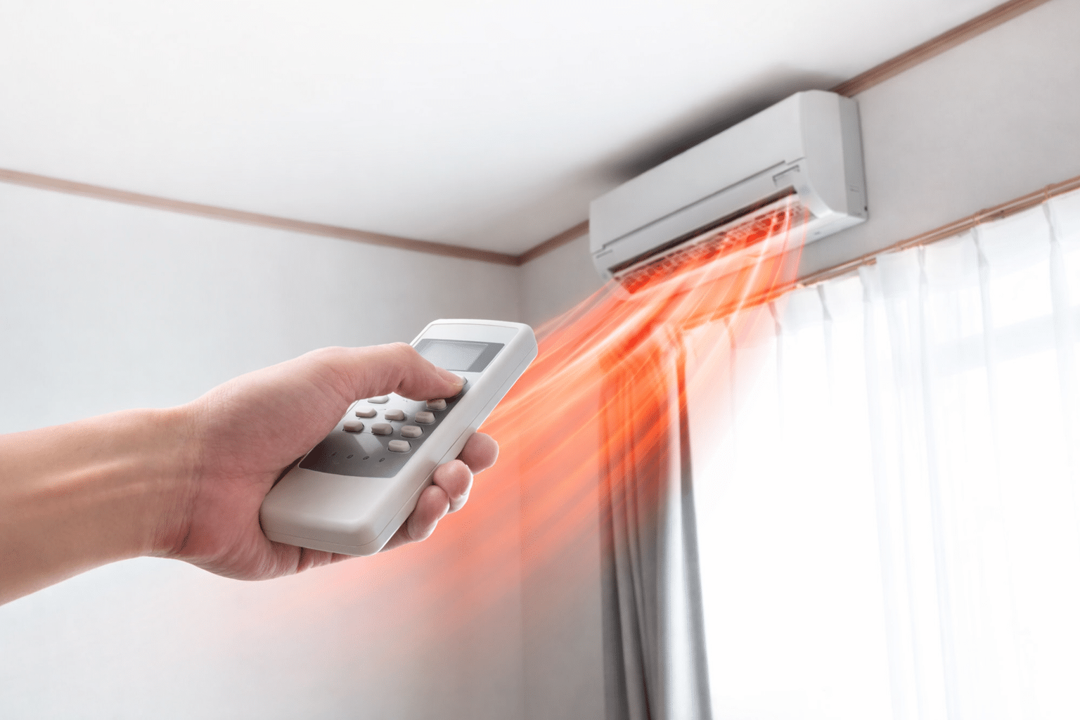 Mitsubishi Heat Pumps | Capital Region NY & Vermont | Superior Co-Op HVAC 14 Warm heat from Mitsubishi heat pump wall unit