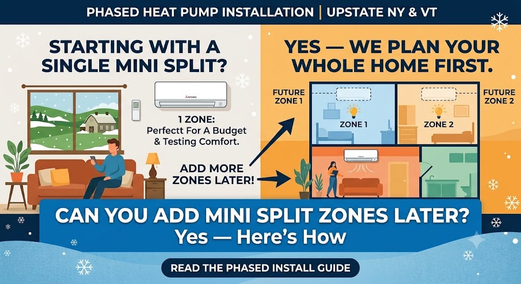 Can You Add Mini Split Zones Later Phased Install Guide